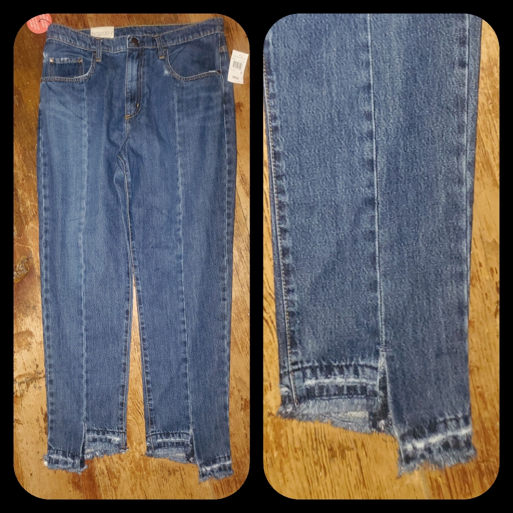 Nobody Denim Issy Straight Leg Mom Jeans Ahhsome Unusual And Kewl Nwt Sz 32 — image 5 of 8